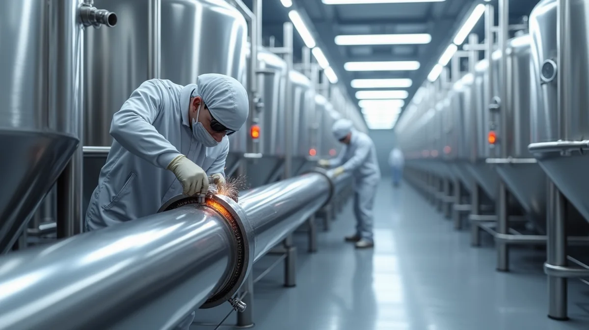 Aplicaciones de la soldadura sanitaria en la industria alimentaria y farmacéutica: La soldadura sanitaria en acero inoxidable
